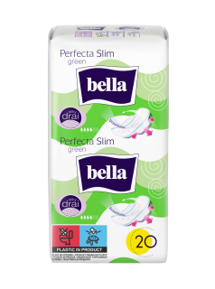 HYGIENICKÉ VLOŽKY Bella Perfecta Slim Green - 20 ks