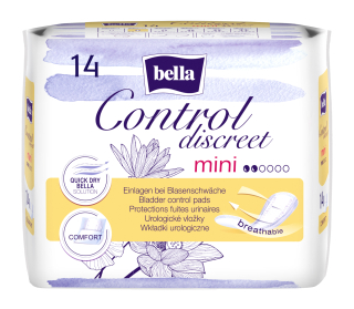 UROLOGICKÉ VLOŽKY Bella Control Discreet Mini - 14 ks