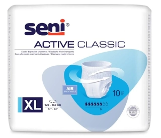 PLIENKOVÉ NOHAVIČKY NAŤAHOVACIE Seni Active Classic XL - 10 ks